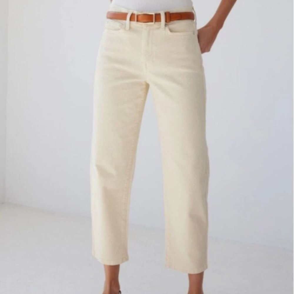 AYR The Beat Drop Barrel Leg Jeans in Straw Hat Size 31